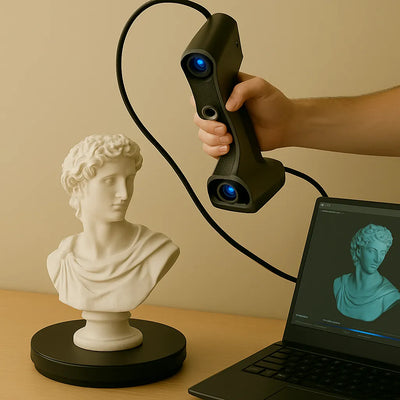 Zo gebruik je een 3D scanner om objecten snel en nauwkeurig te digitaliseren
