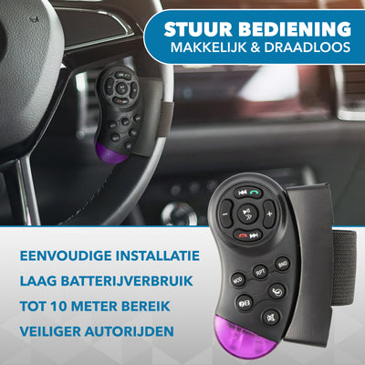 Carcemy Autoradio met Bluetooth voor alle auto's - USB & Aux - Handsfree bellen - Mirrorlink - Met ingebouwde Microfoon - Inclusief 8 Led Achteruitrijcamera - AC products