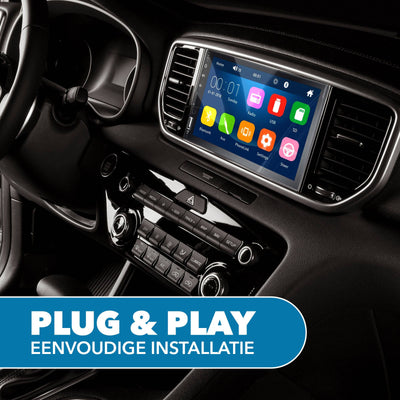 Universele Autoradio met Bluetooth, USB & Aux - Handsfree - Mirrorlink - Radio met Microfoon - Inclusief Achteruitrijcamera - AC products