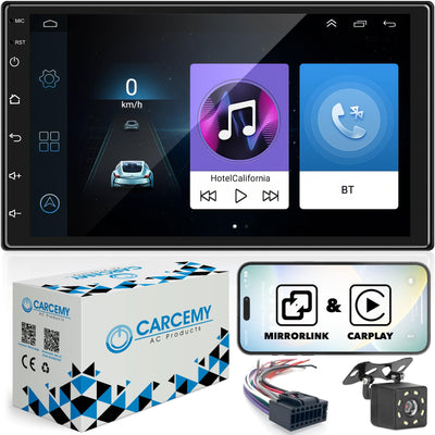 Universele Autoradio - Apple Carplay & Android Auto -Bluetooth - Navigatie - Handsfree - Android met Google Play -7'' Touchscreen - AC products