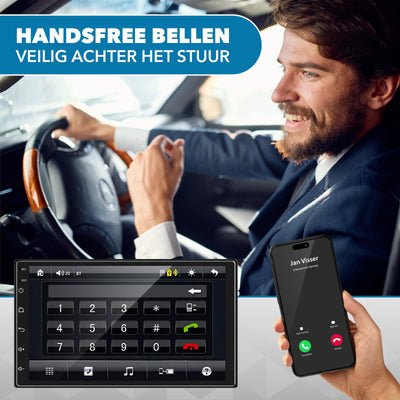 Universele Autoradio - Apple Carplay & Android Auto -Bluetooth - Navigatie - Handsfree - Android met Google Play -7'' Touchscreen - AC products