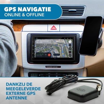 Universele Autoradio - Apple Carplay & Android Auto -Bluetooth - Navigatie - Handsfree - Android met Google Play -7'' Touchscreen - AC products