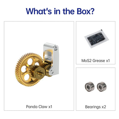 BIQU 3D Panda law Extruder Gear Set for Bambu X1/P1