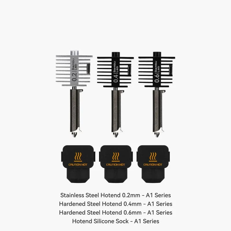 Bambu Lab Hotend Kit (0.2mm, 0.4mm, 0.6mm) - A1 Series - AC products