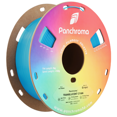 Polymaker Panchroma™ PLA Translucent Cyan 1.75 mm 1KG