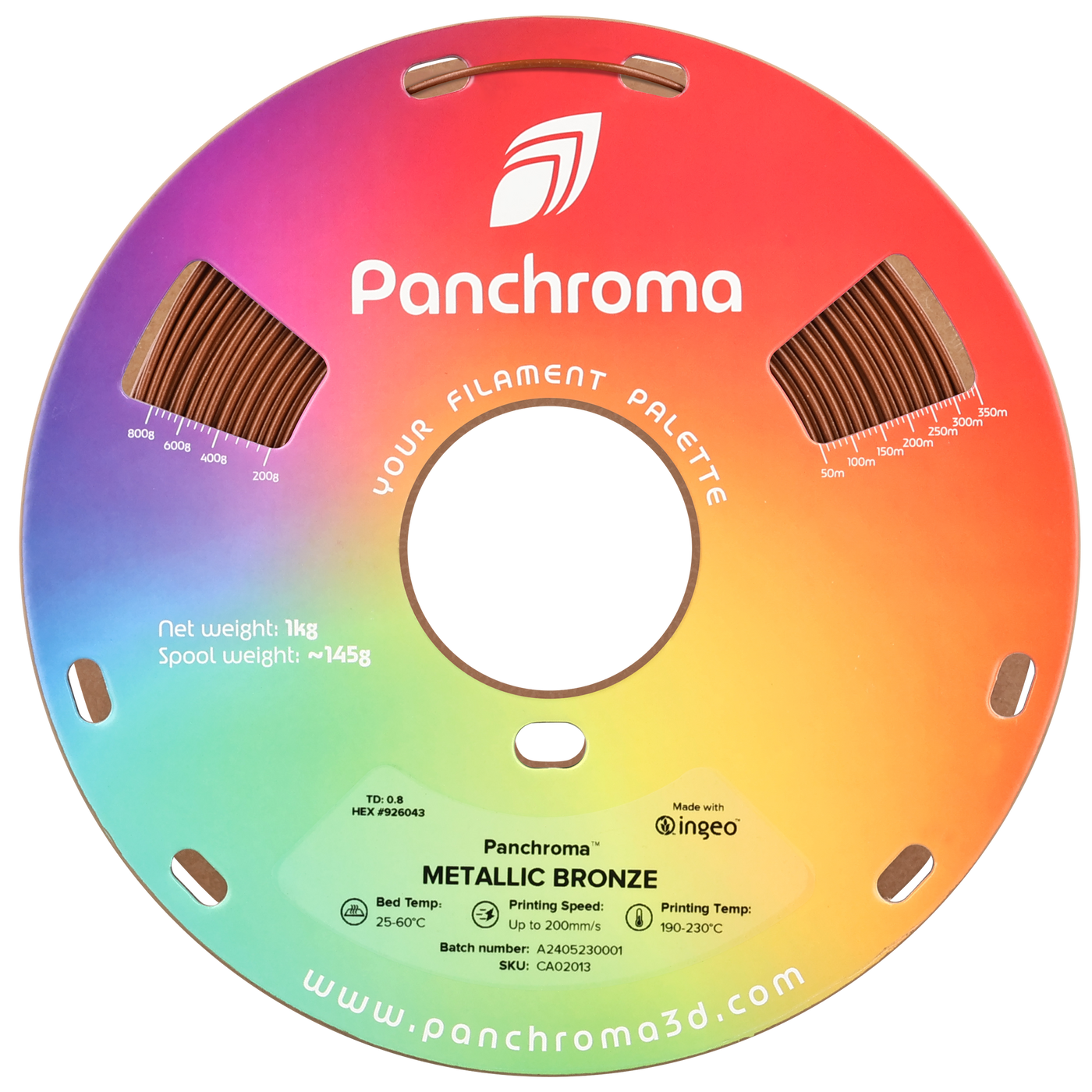 Polymaker Panchroma™ PLA Metallic Bronze 1.75 mm 1KG