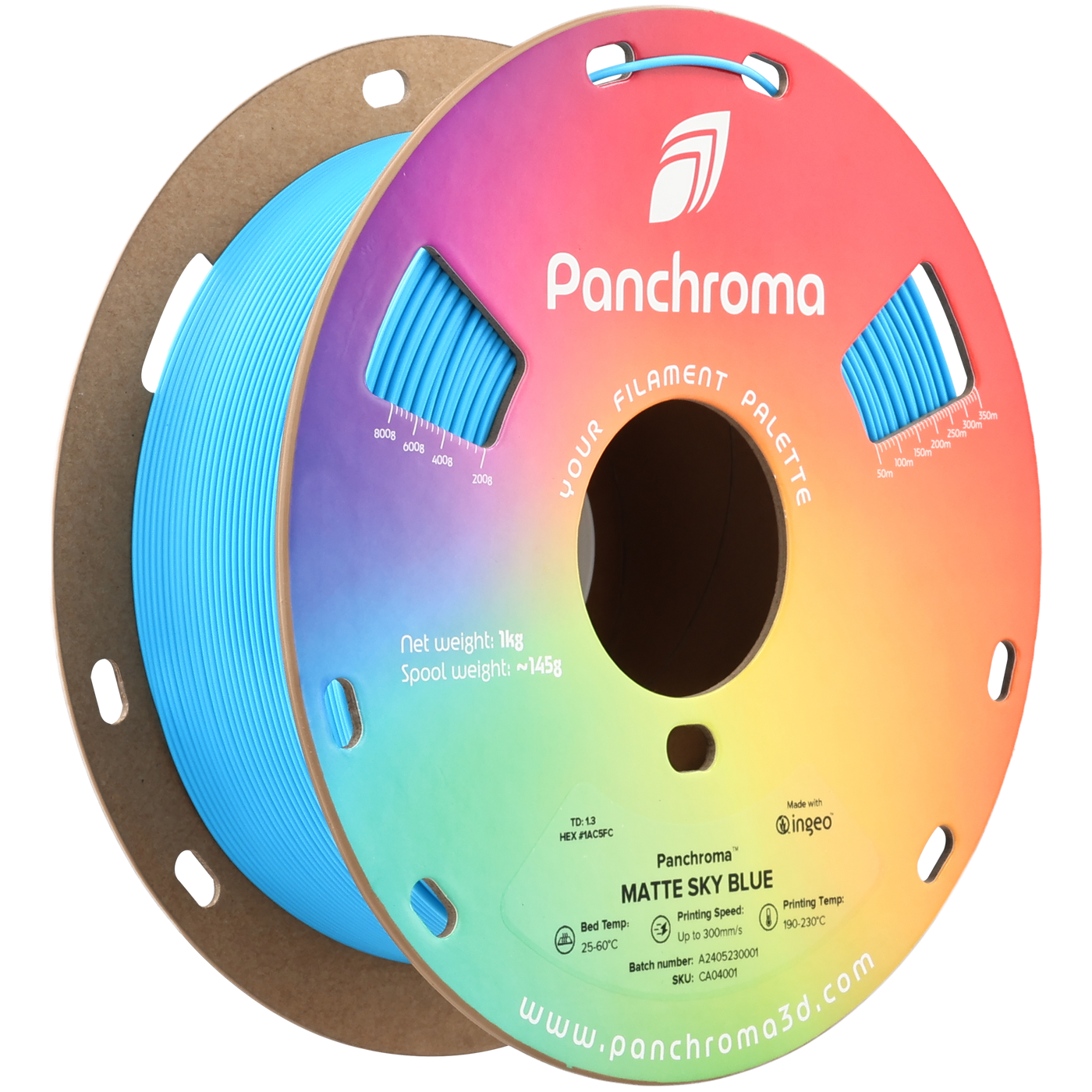 Polymaker Panchroma™ PLA Matte Sky Blue 1.75 mm 1KG