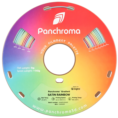 Polymaker Panchroma™ PLA Gradient Satin Rainbow 1.75 mm 1KG