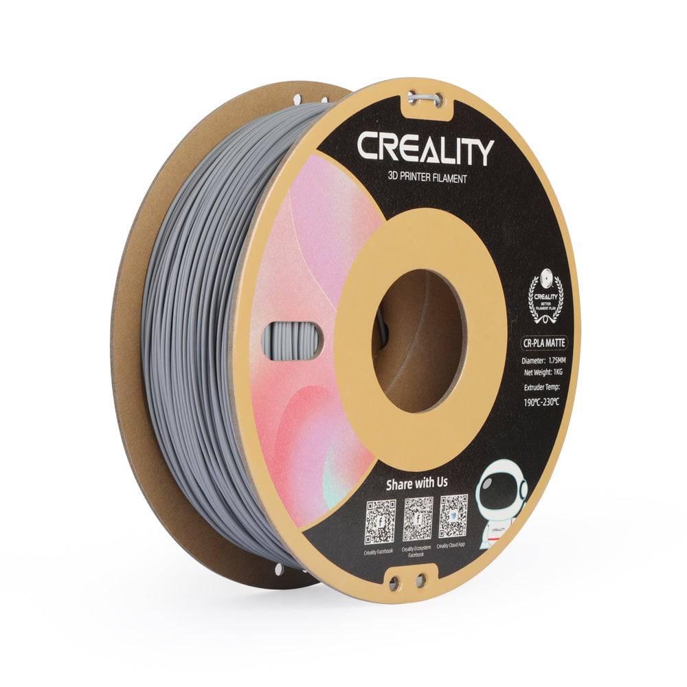 CREALITY CR-PLA FILAMENT MAT GREY 1.75 MM  1 KG - AC products