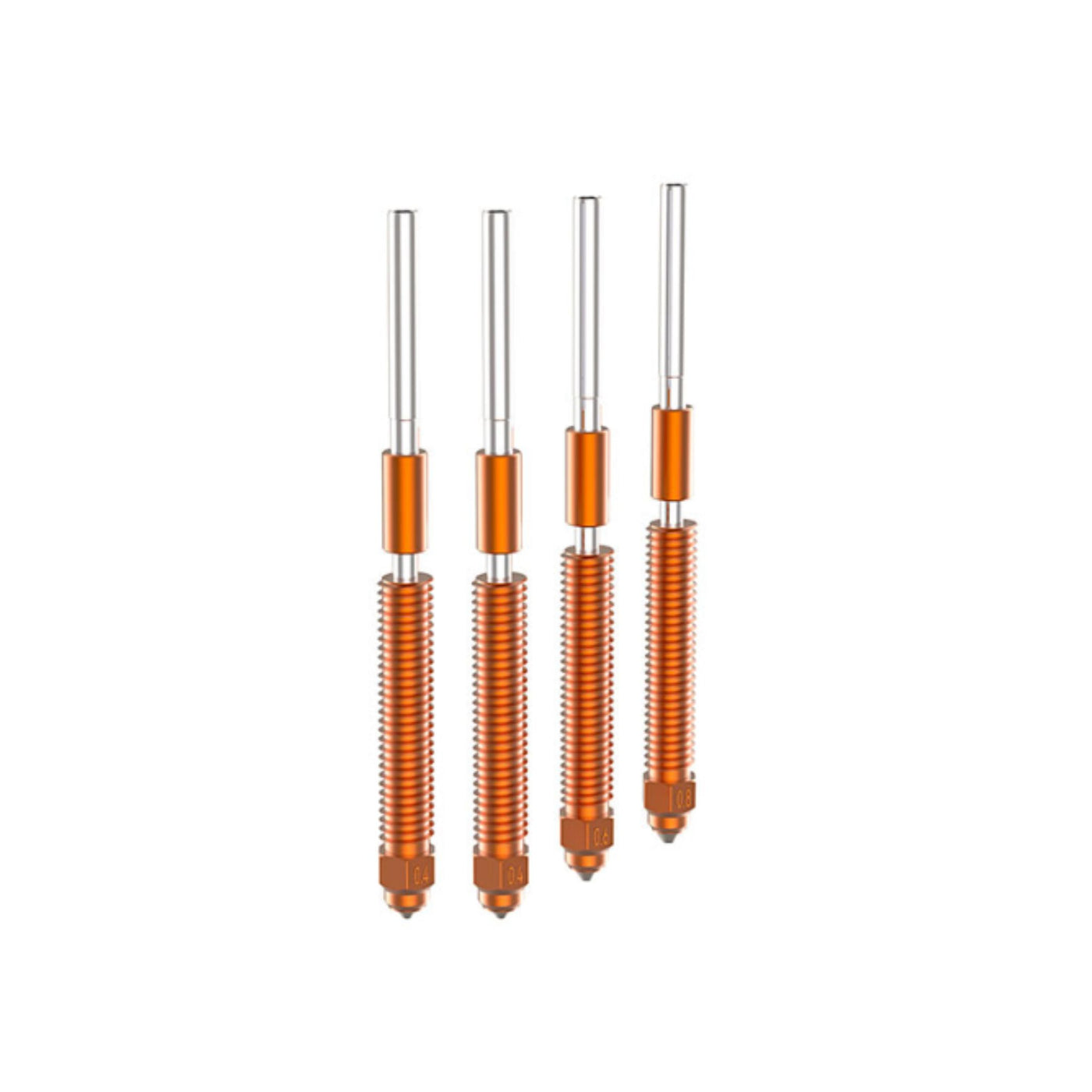 Creality Unicorn Quick Swap Nozzle set (0.2, 0.4, 0.6, 0.8mm)