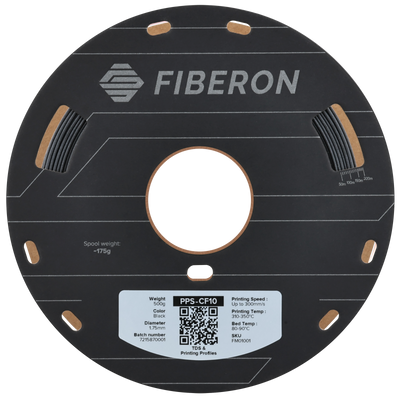 Polymaker Fiberon™ PPS-CF10 Black Filament 1,75 mm 500gr