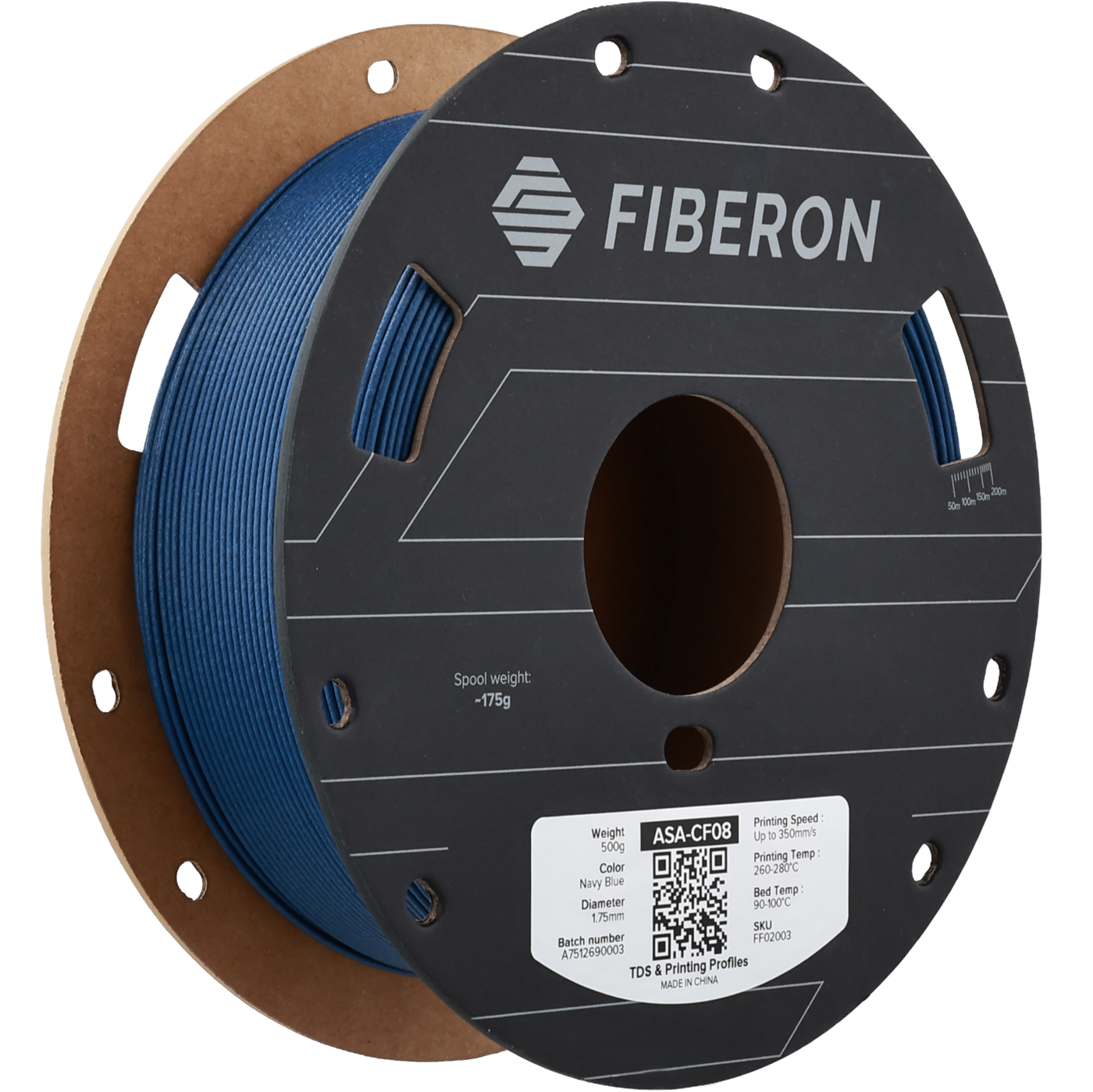 Polymaker Fiberon™ ASA-CF08 Navy Blue 1.75 mm 500gr