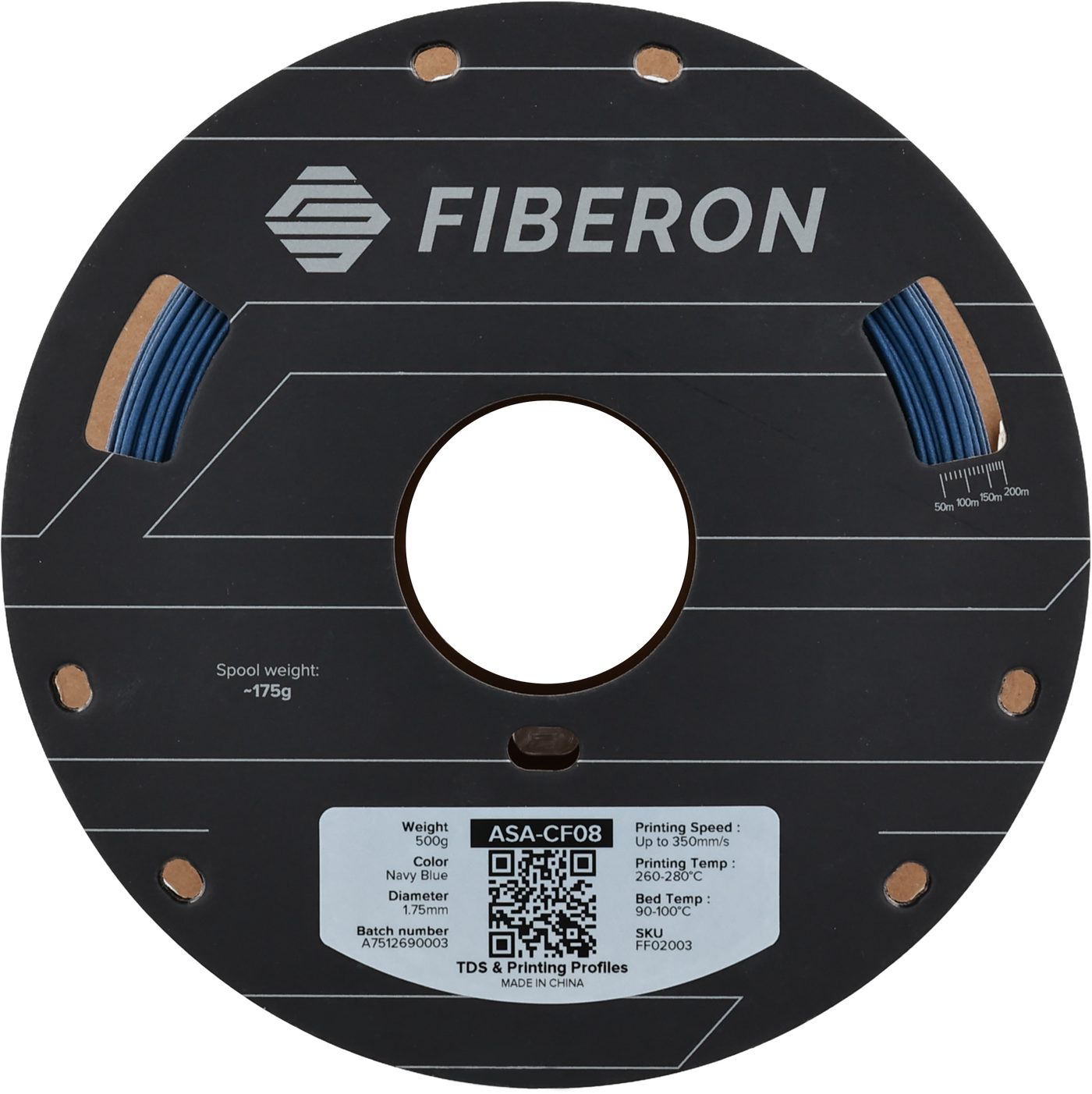Polymaker Fiberon™ ASA-CF08 Navy Blue 1.75 mm 500gr