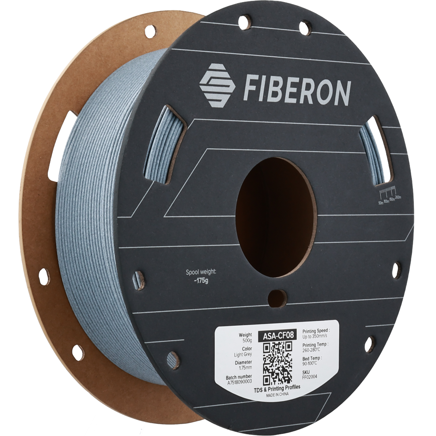Polymaker Fiberon™ ASA-CF08 Light Grey 1.75 mm 500gr