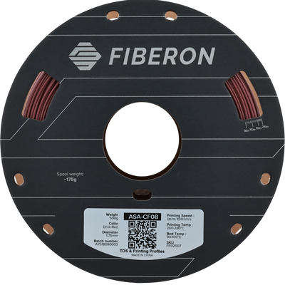 Polymaker Fiberon™ ASA-CF08 Dark Red 1.75 mm 500gr
