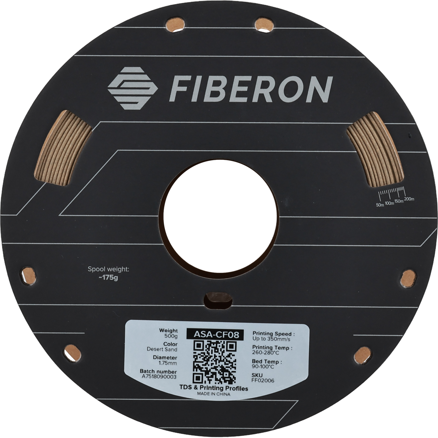 Polymaker Fiberon™ ASA-CF08 Dessert Sand 1.75 mm 500gr