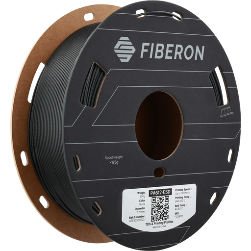 Fiberon™ PA612-ESD Schwarz, 1,75 mm / 500 g