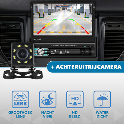 Universelles Autoradio Klappdisplay 1 DIN | CarPlay und Android Auto | Navigation