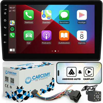 Carcemy  Android CarPlay Autoradio 2DIN 10 Inch | Draadloos & Android Auto