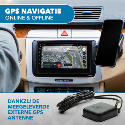 Carcemy  Android CarPlay Autoradio 2DIN 10 Inch | Draadloos & Android Auto