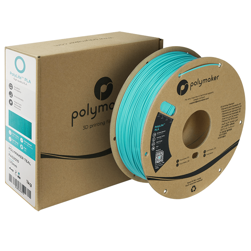 Polymaker PolyLite PLA  Filament Teal 1,75mm 1KG - AC products