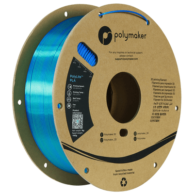 Polymaker PolyLite SILK PLA Filament Caribbean Sea Blue-Green 1.75 mm 1KG - AC products