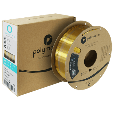 Polymaker PolyLite SILK PLA Filament Crown Gold-Silver 1.75 mm 1KG - AC products