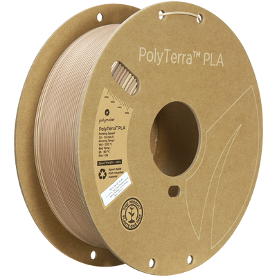 Polymaker PolyTerra Pla filament Dual Gradient Wood 1.75 mm 1KG - AC products