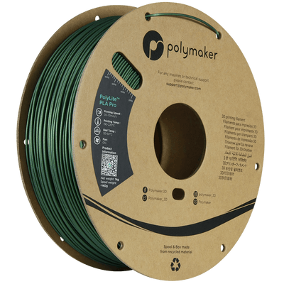 Polymaker POLYLITE™ PLA PRO 3D filament Metallic Green Jam free 1.75 mm 1KG - AC products