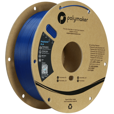 POLYMAKER POLYSONIC HIGH SPEED PLA BLUE 1,75mm 1KG - AC products