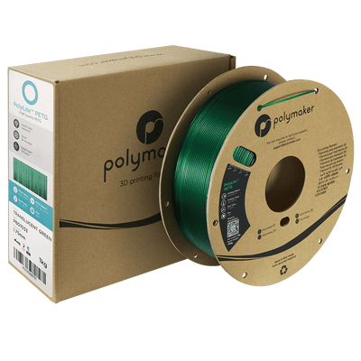 Polymaker PolyLite PETG Translucent Green 1.75 mm 1KG - AC products