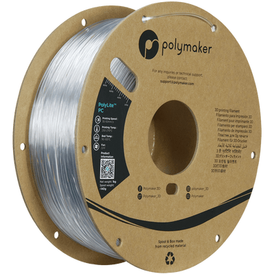 Polymaker PolyLite PC Filament Transparent 1,75mm 1KG