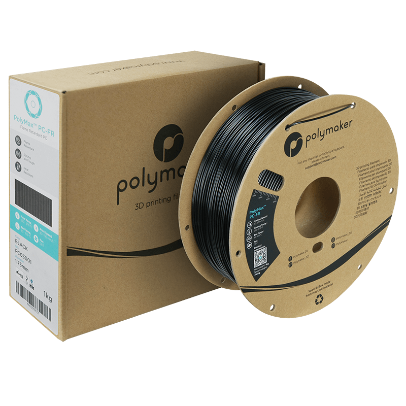 Polymaker PolyMax PC-FR Black Filament 1,75 mm 1 Kg - AC products