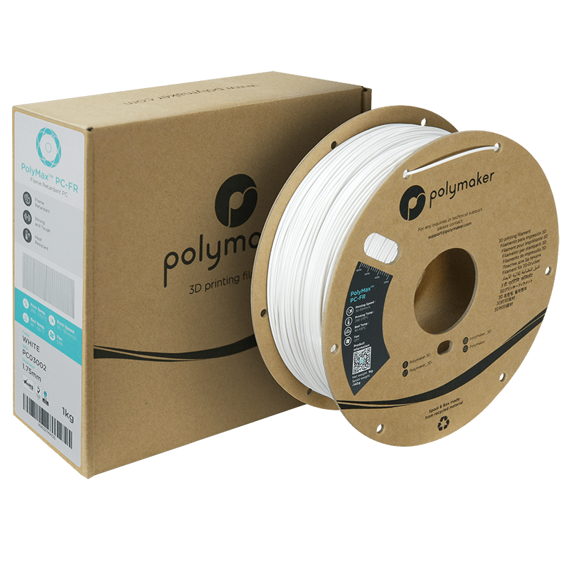 Polymaker PolyMax PC-FR Wit PC-FR Filament 1,75 mm 1 Kg