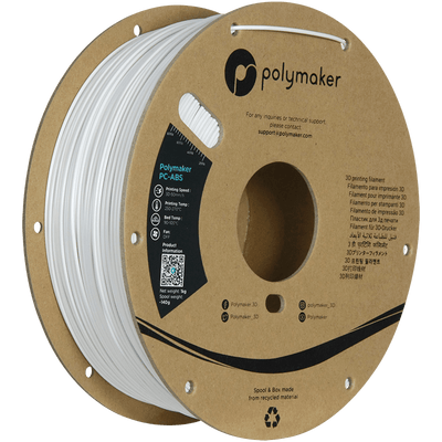 Polymaker PC-ABS filament 1,75 mm Wit 1 kg - AC products