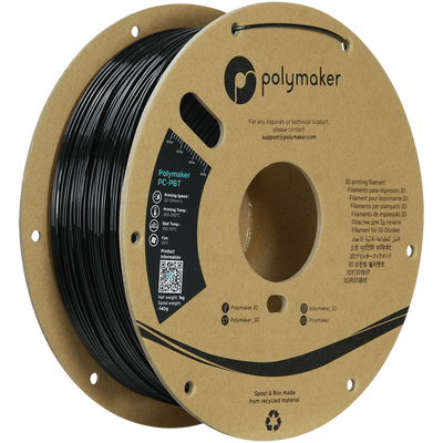 Polymaker PC-PBT filament 1,75 mm Zwart 1 kg