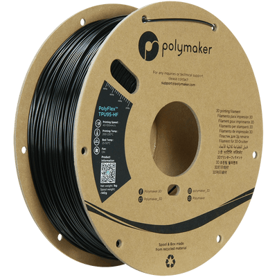 Polymaker PolyFlex TPU-95A High Speed Filament 1,75 mm Black 1 Kg - AC products