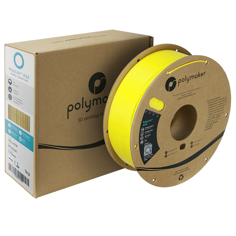 Polymaker PolyLite ASA Filament Yellow 1,75mm 1KG - AC products