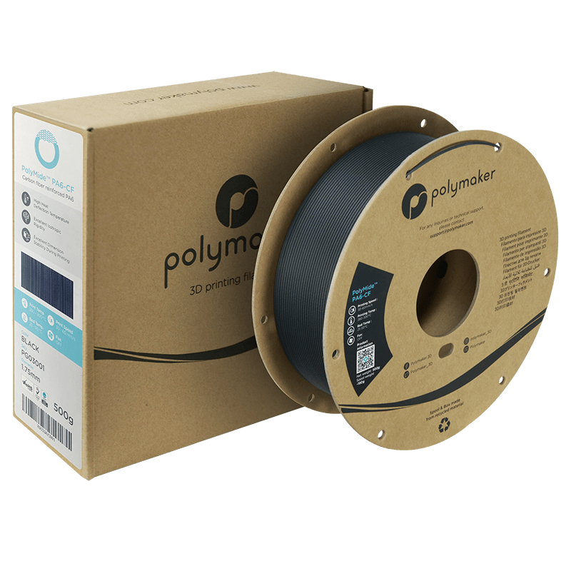 Polymaker PolyMide PA6-CF Black Filament 1,75 mm 500gr - AC products