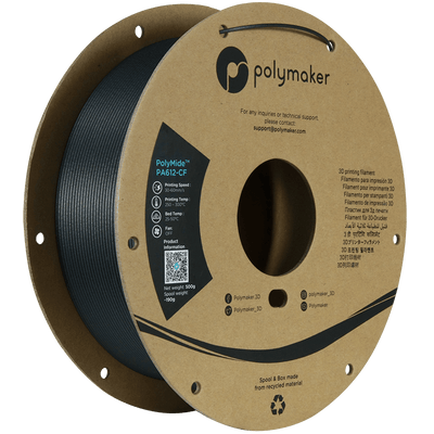 Polymaker PolyMide PA612-CF Black Filament 1,75 mm