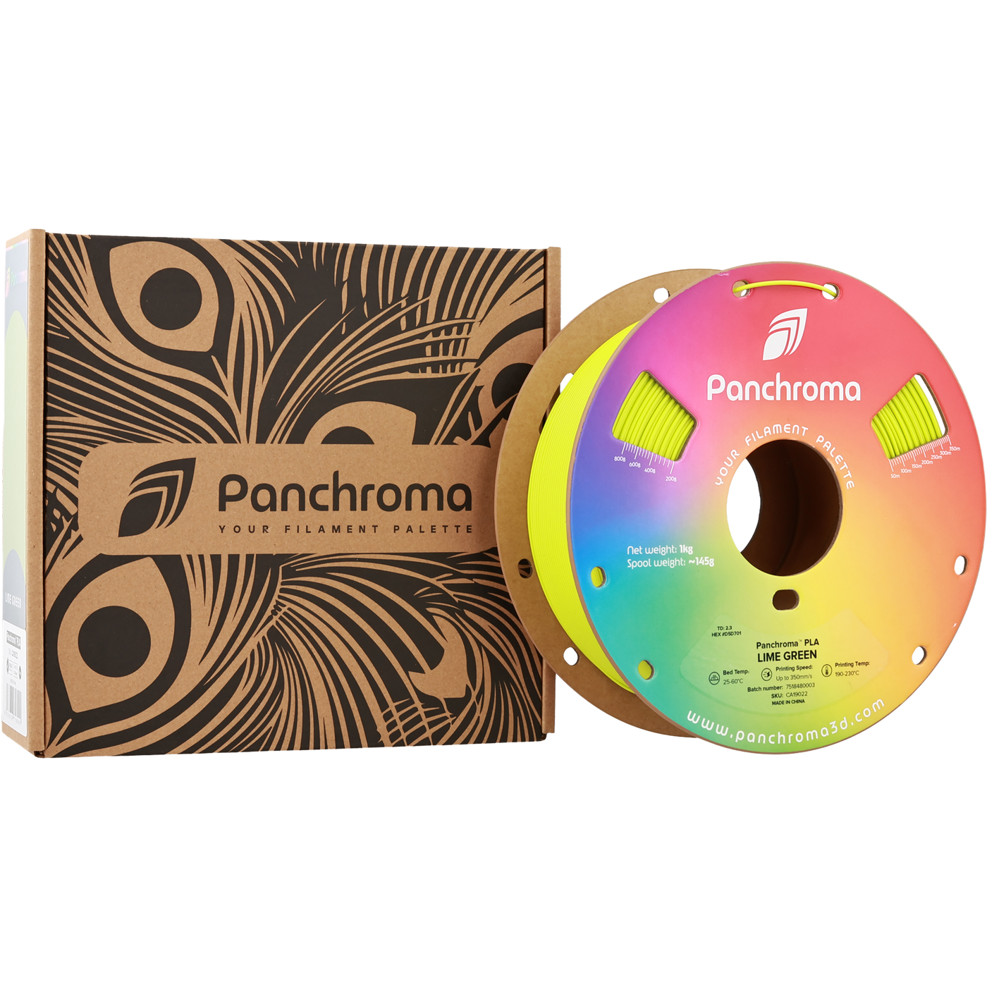 Polymaker Panchroma™ PLA Lime Green 1.75 mm 1KG