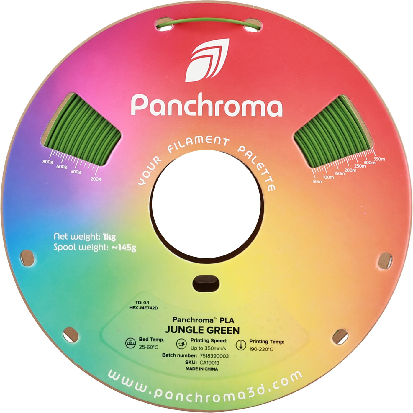 Polymaker Panchroma™ PLA Jungle Green 1.75 mm 1KG