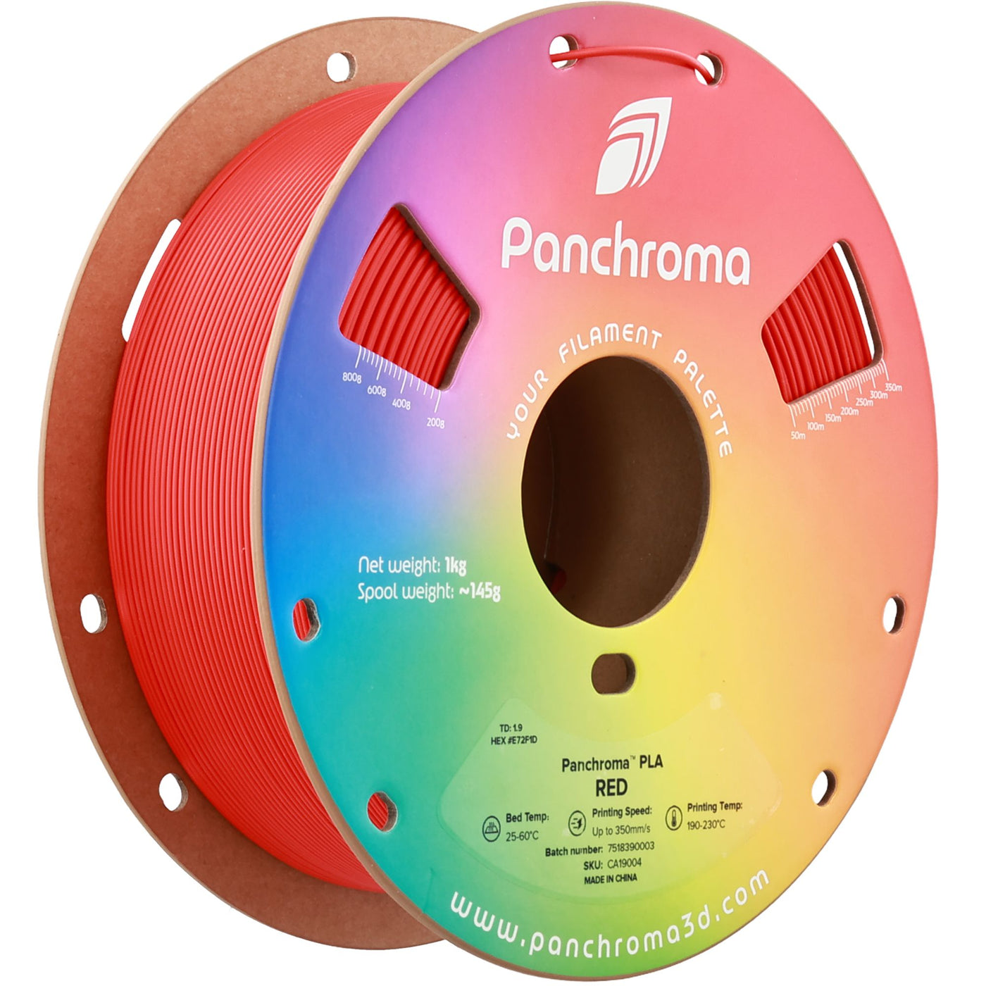 Polymaker Panchroma™ PLA Red 1.75 mm 1KG