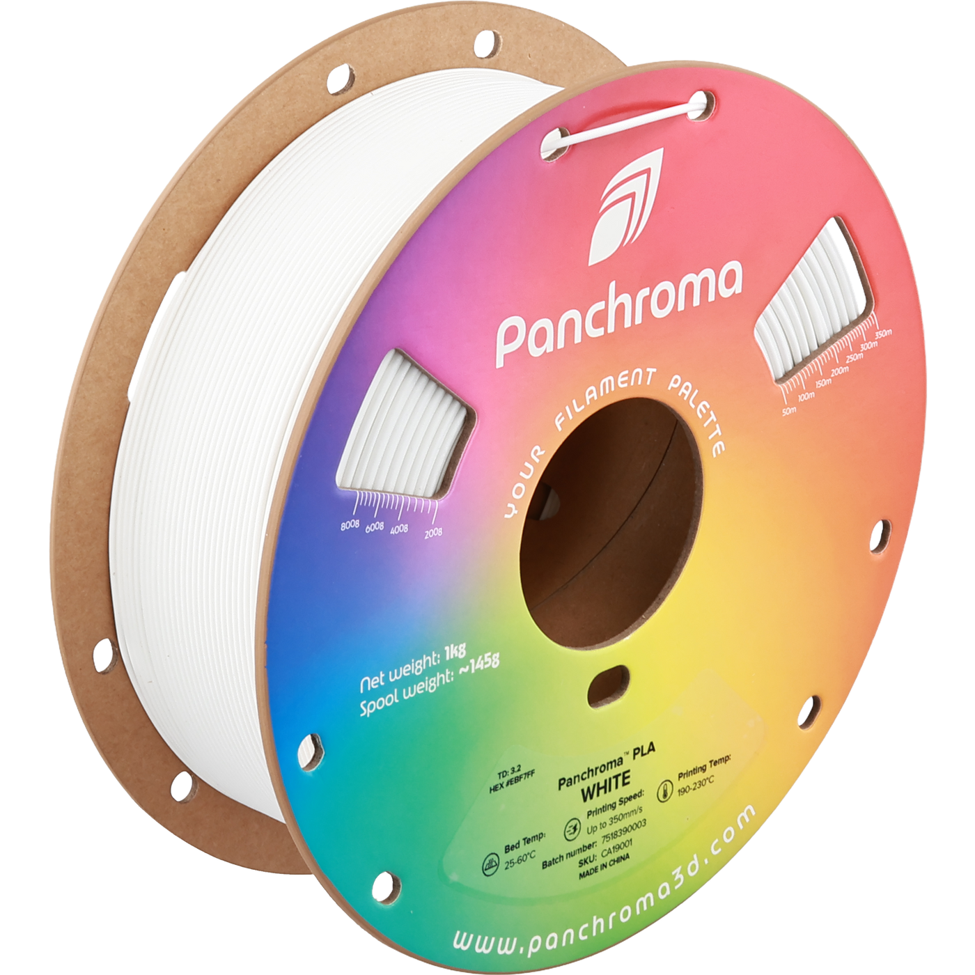 Polymaker Panchroma™ PLA White 1.75 mm 1KG