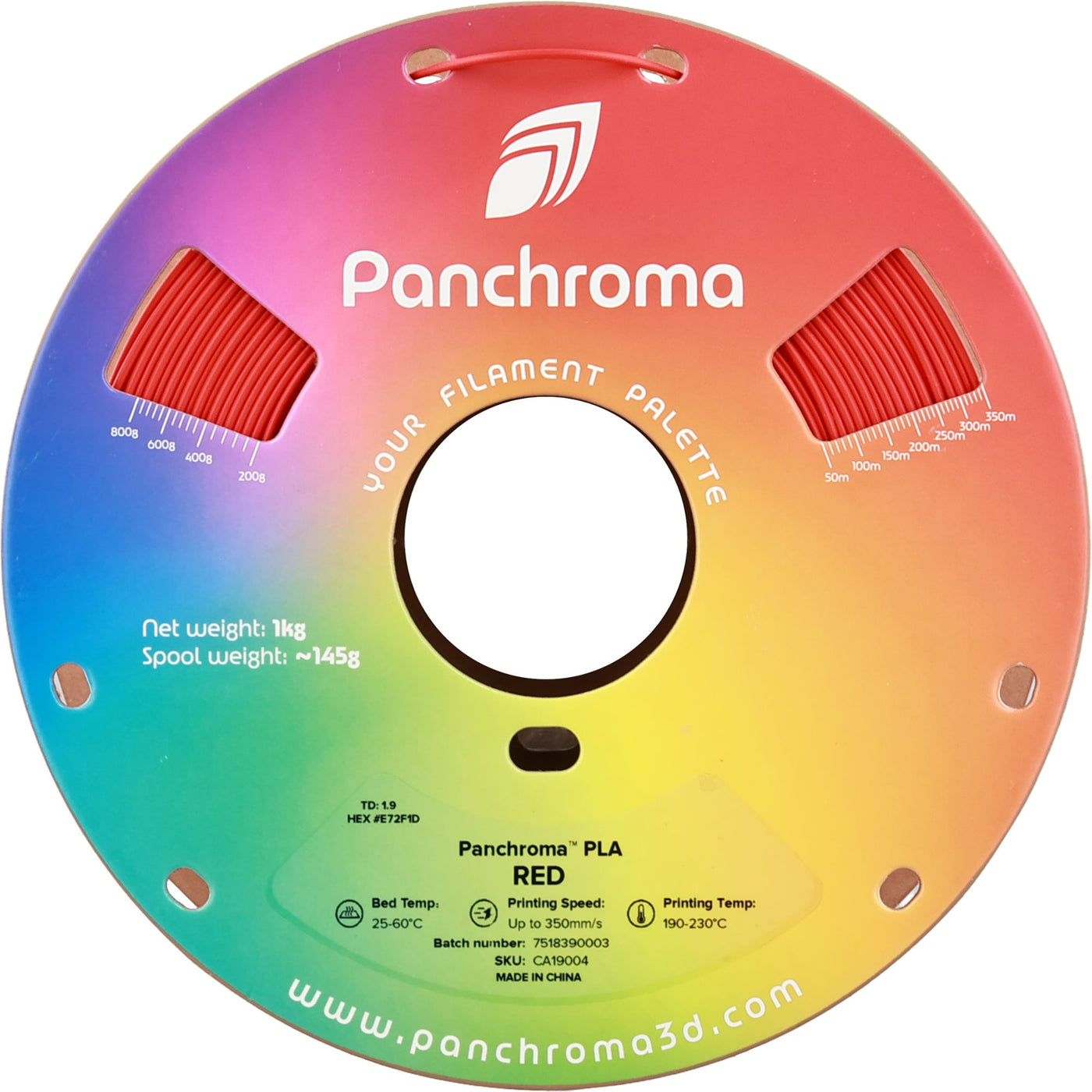 Polymaker Panchroma™ PLA Red 1.75 mm 1KG
