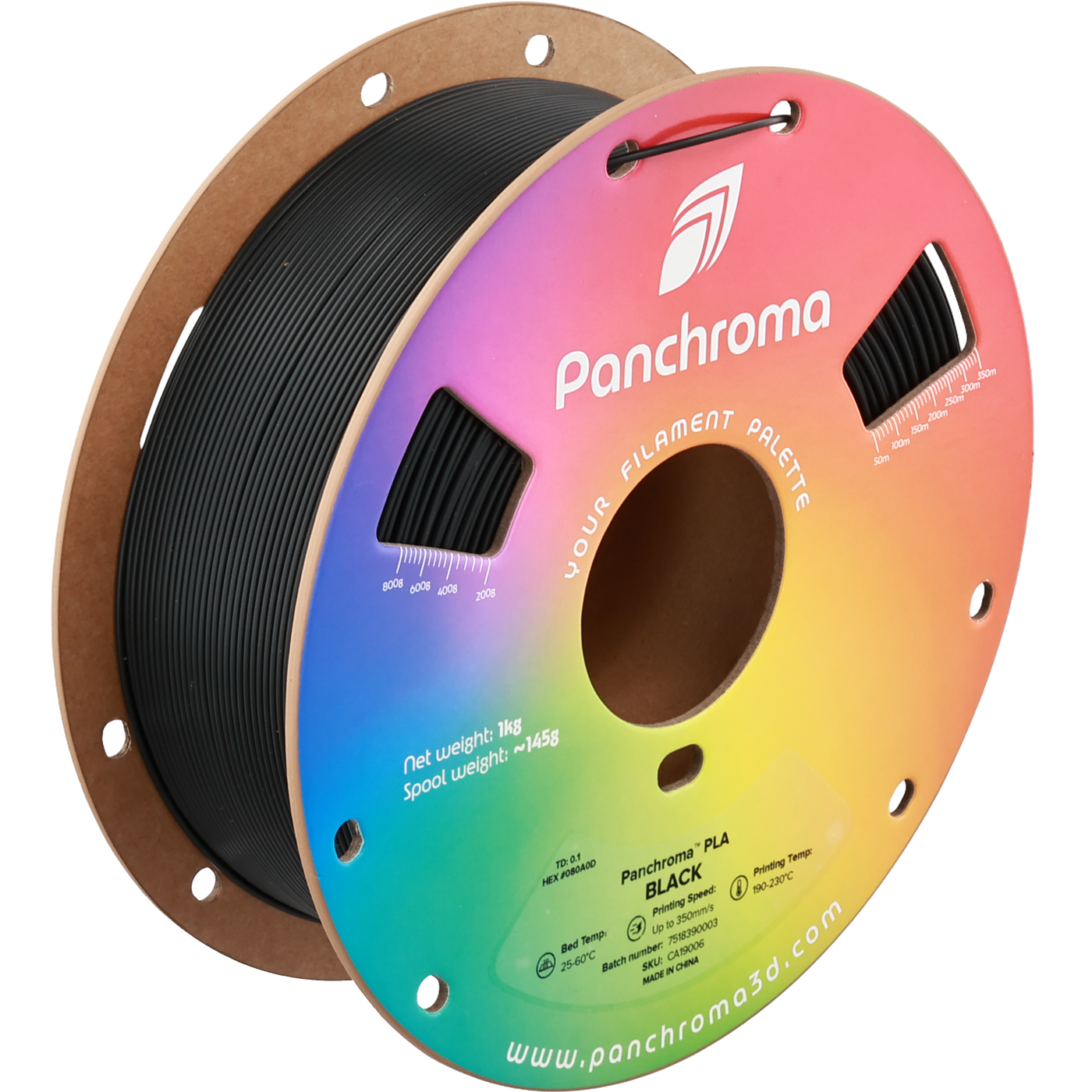 Polymaker Panchroma™ PLA Zwart 1.75 mm 1KG