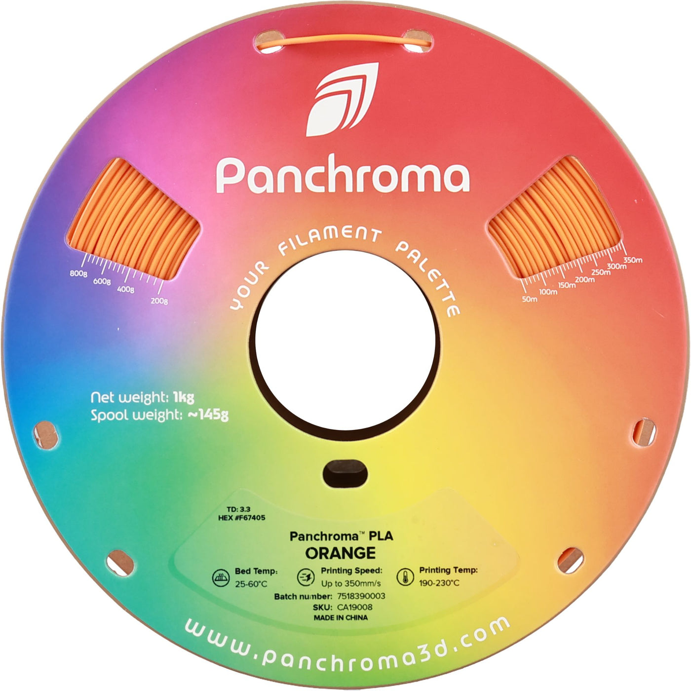 Polymaker Panchroma™ PLA Orange 1.75 mm 1KG