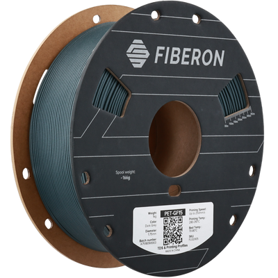 Polymaker Fiberon™ PET-GF15 Dark Grey 1.75 mm 1KG
