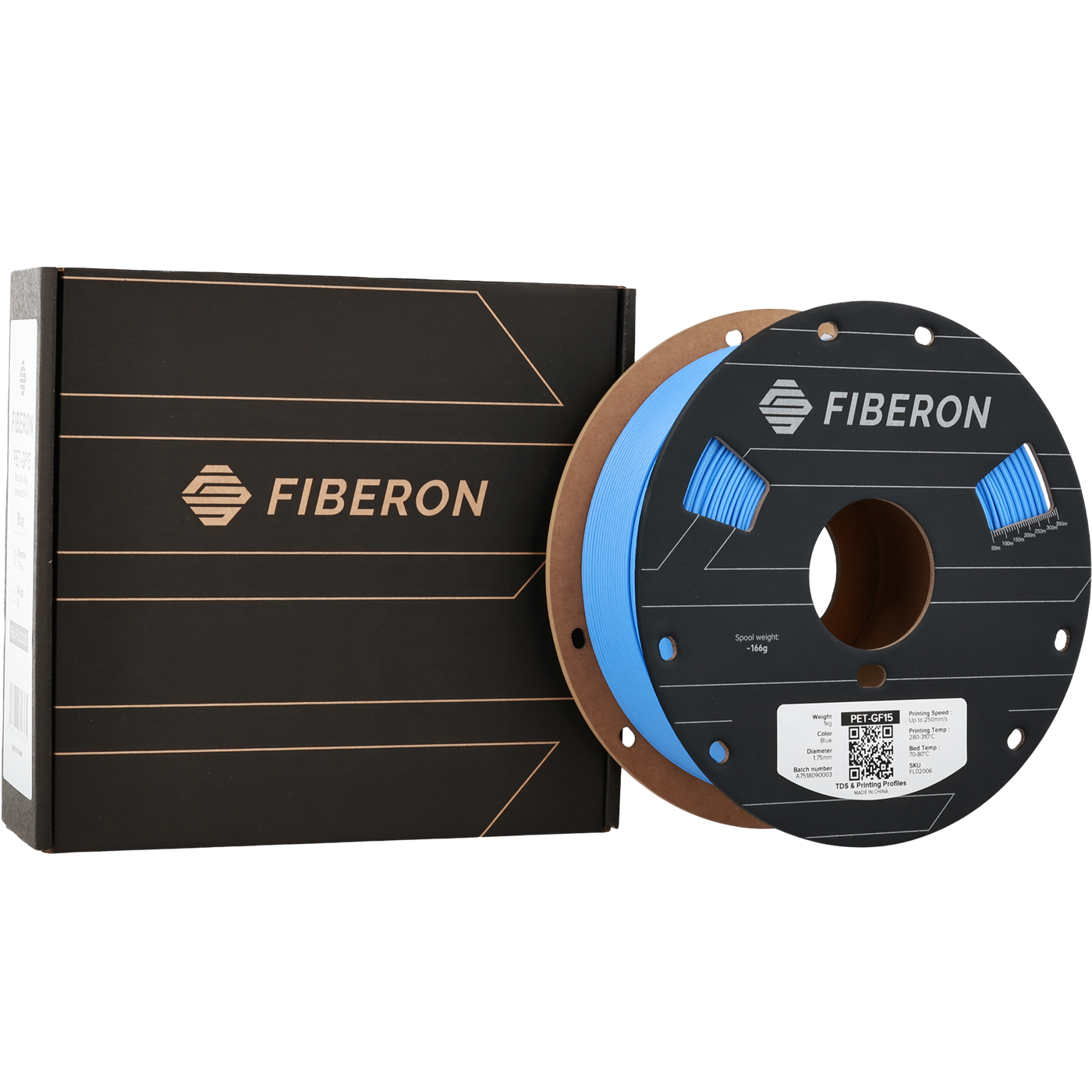 Polymaker Fiberon™ PET-GF15 Blue 1.75 mm 1KG