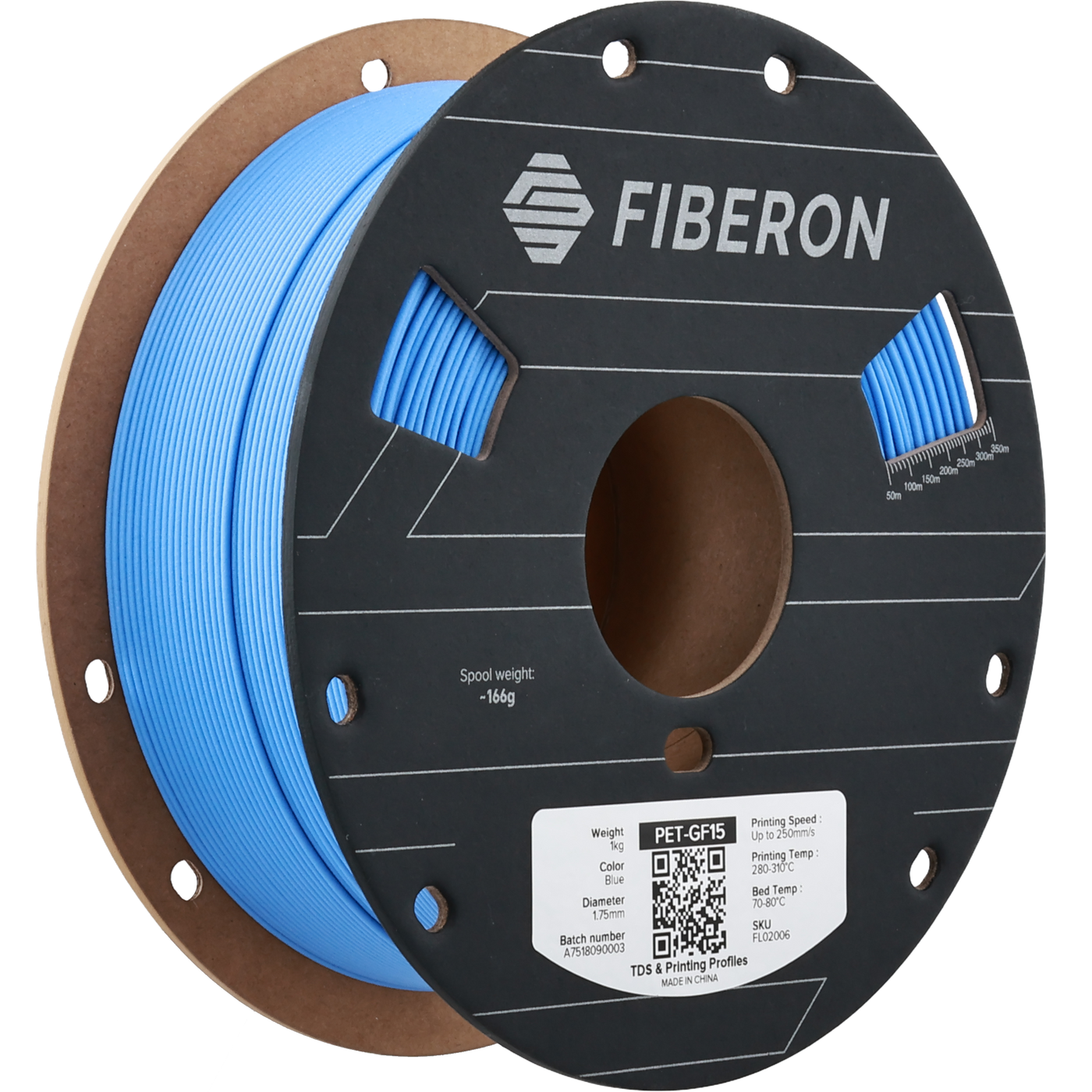 Polymaker Fiberon™ PET-GF15 Blue 1.75 mm 1KG